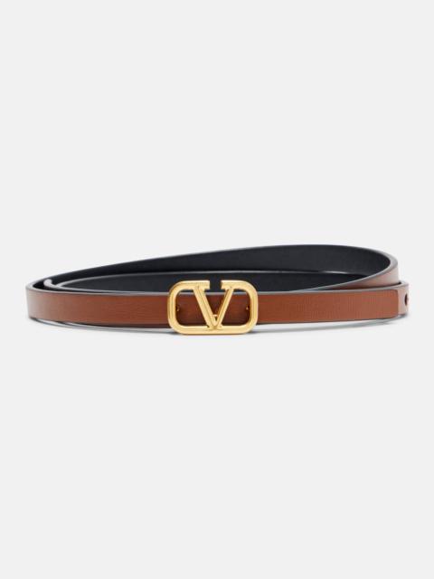 Valentino VLogo leather belt
