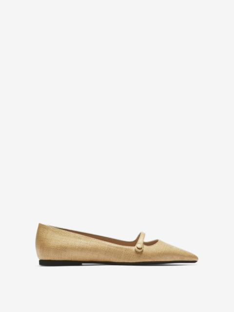 N°21 INTERWOVEN BALLET PUMPS