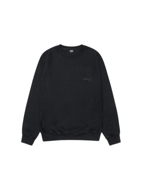 Stüssy Stussy Smooth Stock Pigment Dyed Crew Black