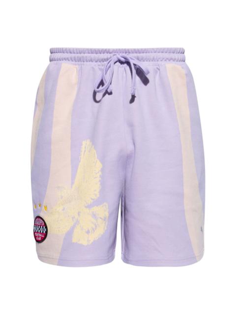 x KidSuper eagle-print track shorts