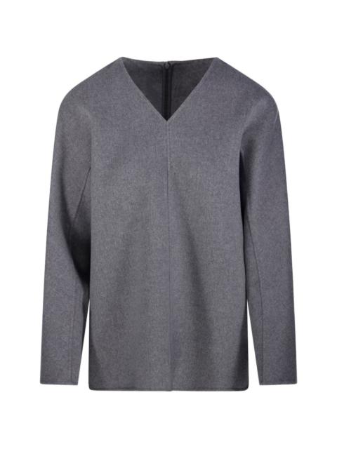 'S Max Mara V-neck wool blouse