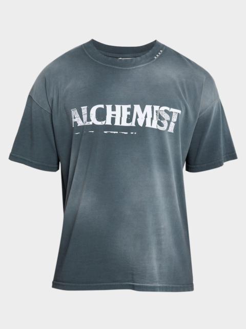 ALCHEMIST Men's Ripped Logo T-Shirt