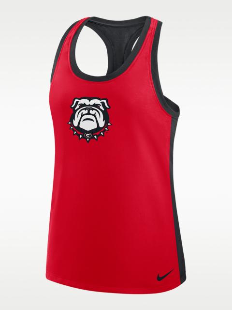 Nike Georgia Women's Nike Dri-FIT College Racerback Tank Top