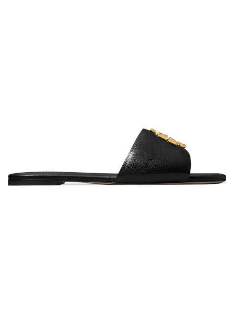 TORY BURCH Women's Eleanor Leather Slip-On Sandals - Perfect Black