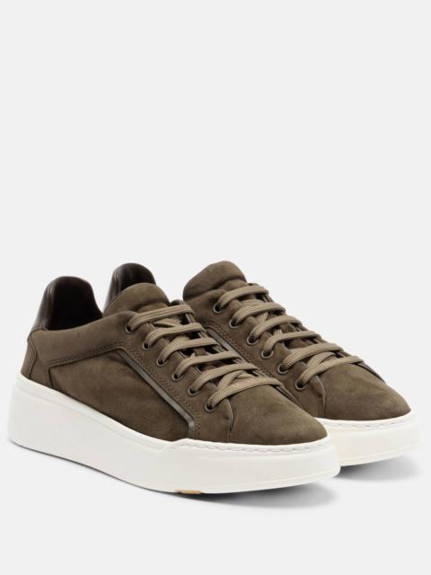 Max Mara Suede platform sneakers