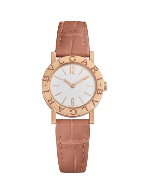 BVLGARI Women's 18K Rose Gold & Alligator Leather Strap Watch/26MM - Rose Gold