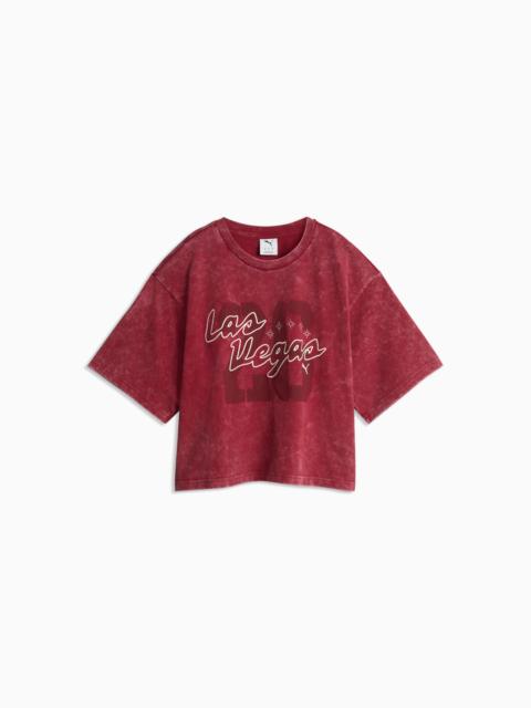 PUMA Las Vegas Women's Oversized Graphic Tee