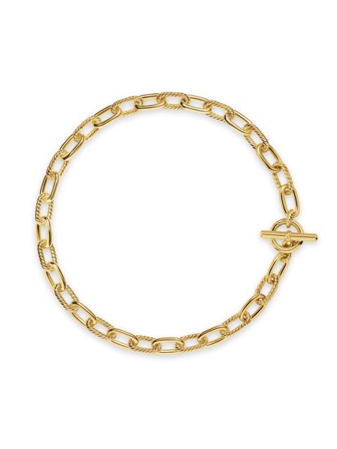 DAVID YURMAN Women's DY Madison Toggle Chain Necklace in 18K Yellow Gold, 11mm - Gold
