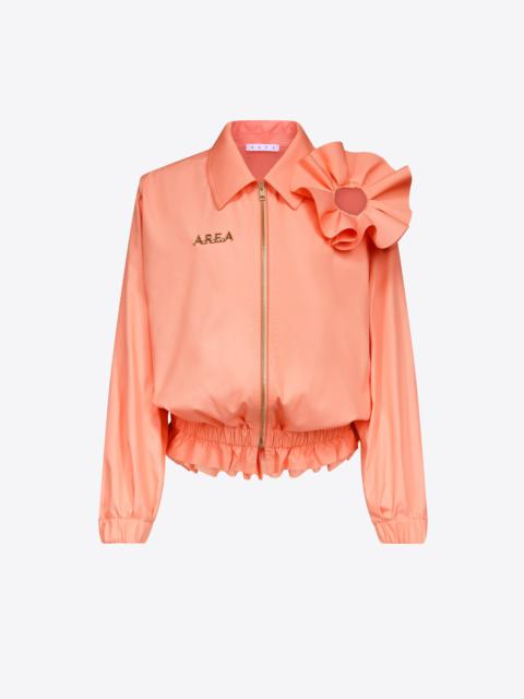 RUFFLE FLOWER TRACK JACKET