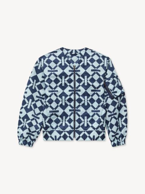 KENZO 'Kenzogram' collarless bomber