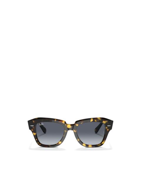 Ray-Ban State Street Fleck geometric sunglasses