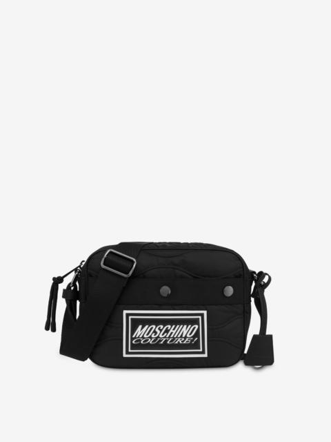 ITALIC LOGO NYLON MESSENGER BAG