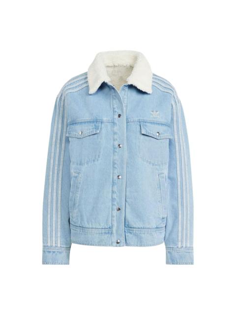 adidas (WMNS) adidas originals Neutral Court Denim Jacket 'Blue' IS5250