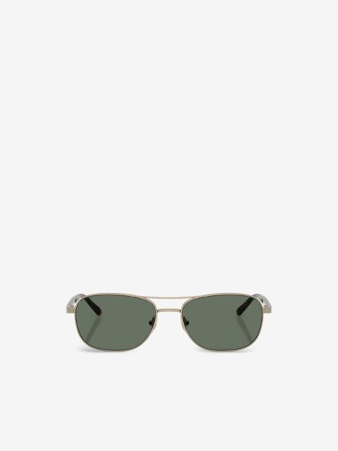 Brooks Brothers pilot-frame sunglasses