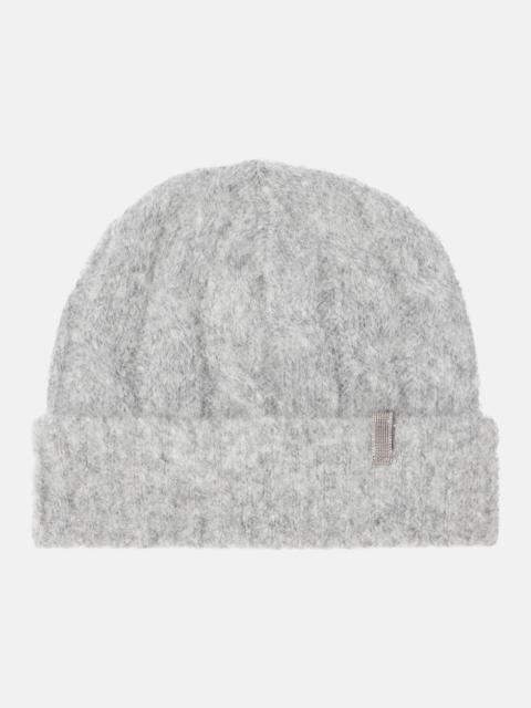 Brunello Cucinelli Cable-knit mohair beanie