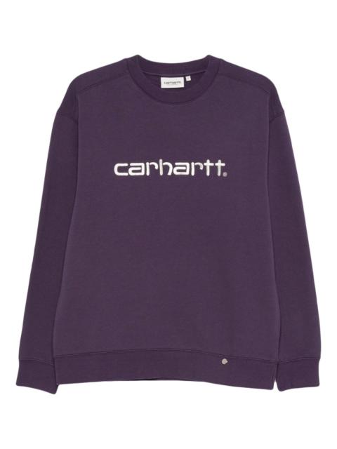 Carhartt embroidered-logo sweatshirt