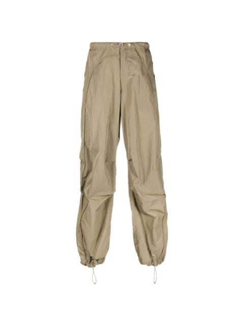 drawstring-detailed trousers