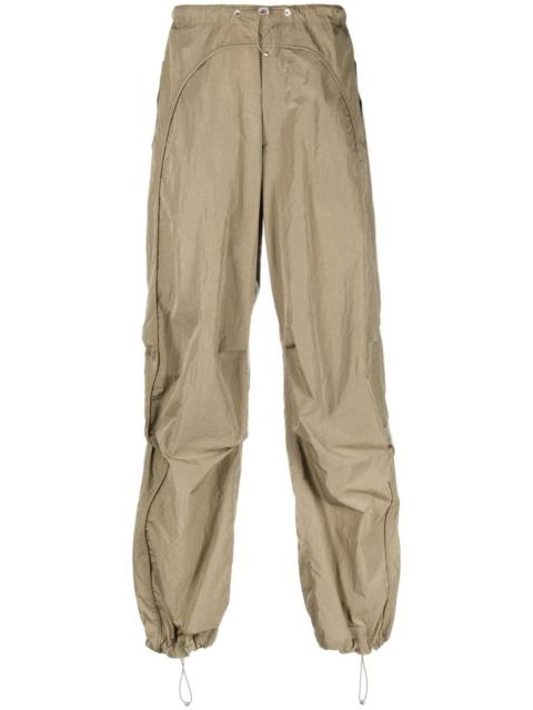 drawstring-detailed trousers