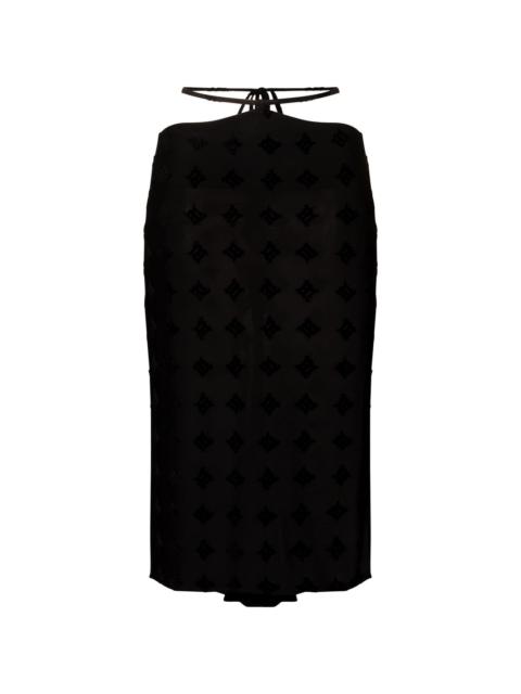MISBHV cut-out pencil skirt