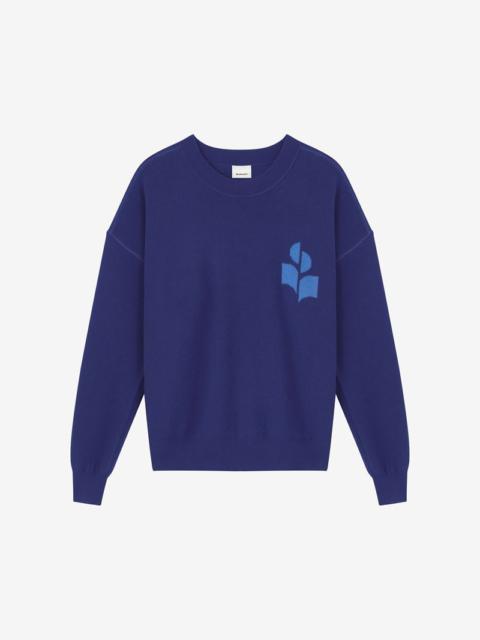 ATLEY COTTON AND LOGO SWEATER