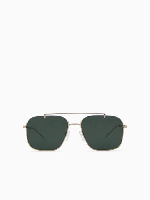 EMPORIO ARMANI Men’s rectangular sunglasses