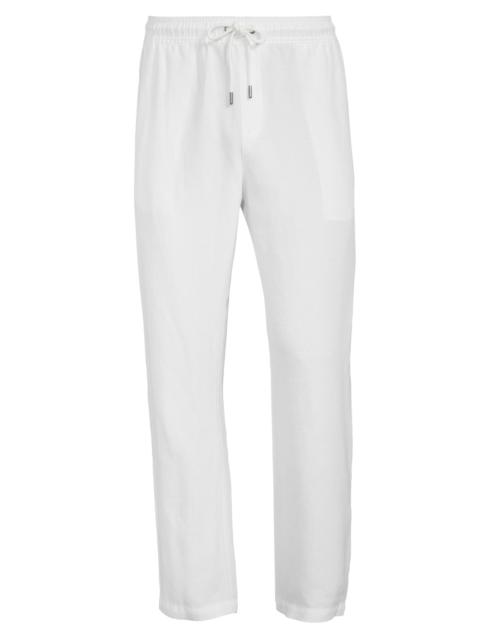 onia Men's Linen-Blend Drawstring Pants - White