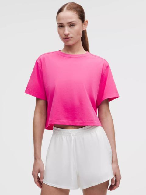 lululemon All Yours Organic Cotton-Blend Cropped T-Shirt