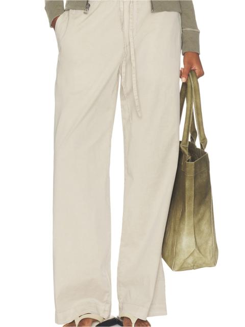 JAMES PERSE Cotton Linen Stretch Poplin Pant
