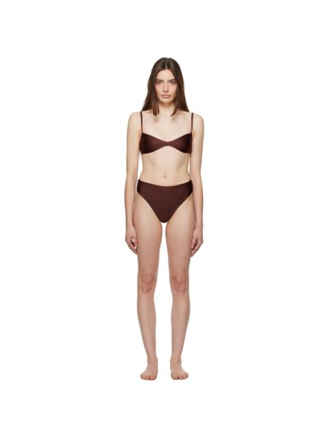 HAIGHT Burgundy Monica & Hotpants Bikini