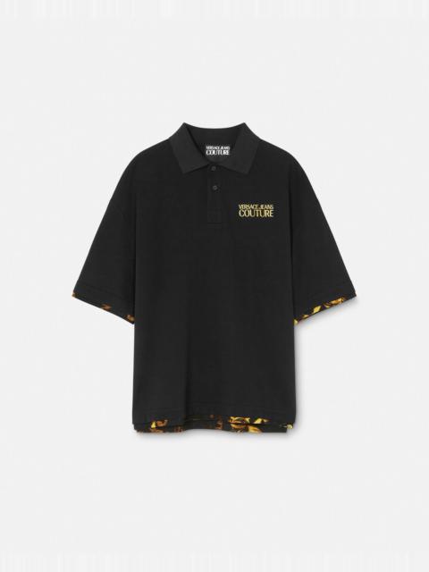 VERSACE JEANS COUTURE Logo Short-Sleeved Polo Shirt