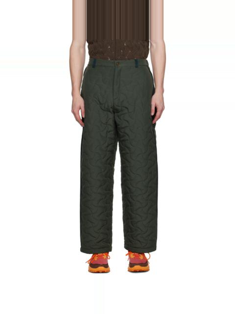 ROBYN LYNCH Khaki Quilted Trousers