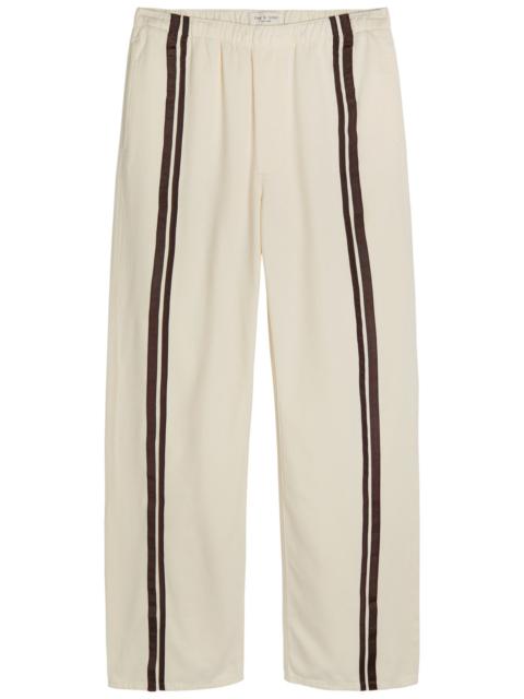 rag & bone Rag & Bone Logan Striped Cotton-blend Track Pants