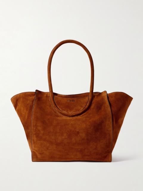 STAUD Maude suede tote Tan