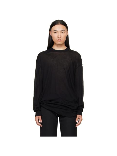 Rick Owens Black Tower Rick S Jumbo LS T-shirt