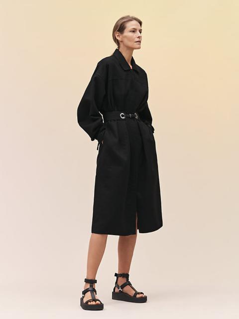 Hermès Wide belted coat
