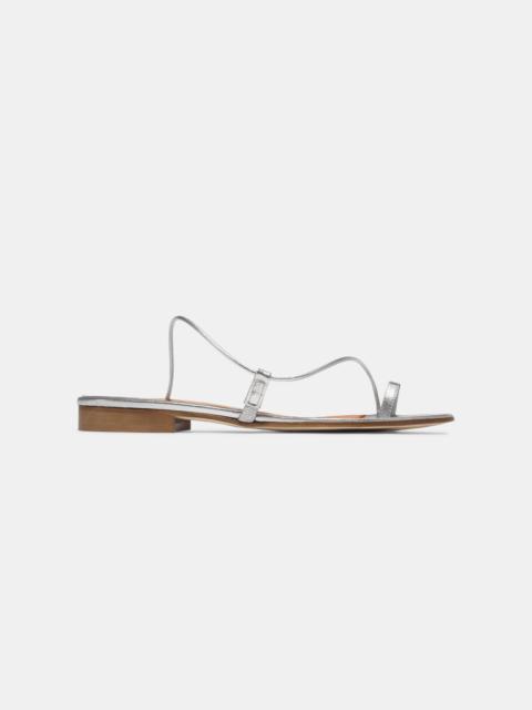 Emme Parsons SUSAN SLIDE IN SILVER NAPPA