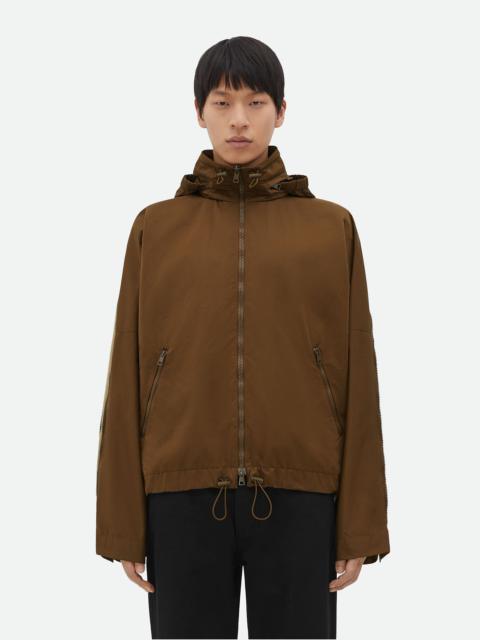 Bottega Veneta Contrasting Zipper Tech Nylon Jacket
