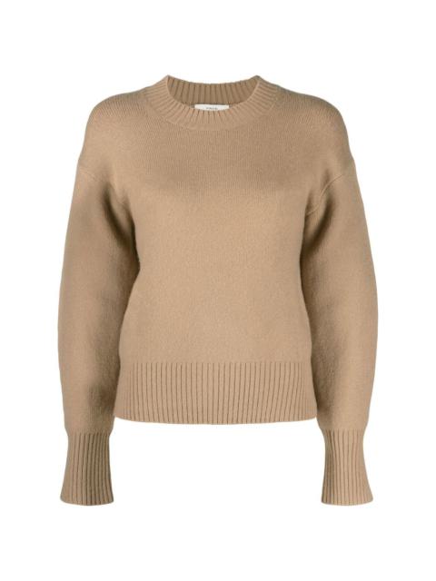 crew-neck wool-blend jumper