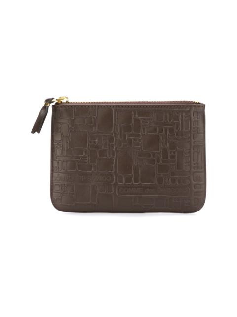 'Embossed Logo' purse