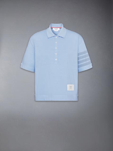 Thom Browne OVERDYED 4-BAR JERSEY POLO