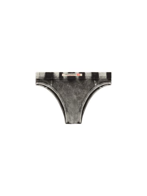 スーツ DIESEL SS25 \"CLODIA-DNM\" BRIEFS (A17540 0SHAN900A) Women's Briefs in denim-effect jersey | Grey | Diesel