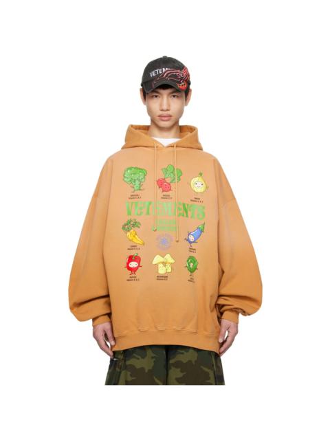 VETEMENTS Tan 'Vegan Edition' Hoodie