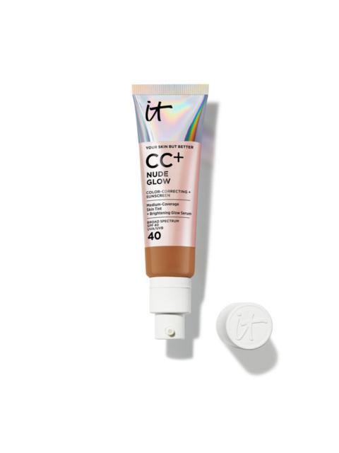 IT Cosmetics CC+ Nude Glow Lightweight Foundation + Glow Serum with SPF 40