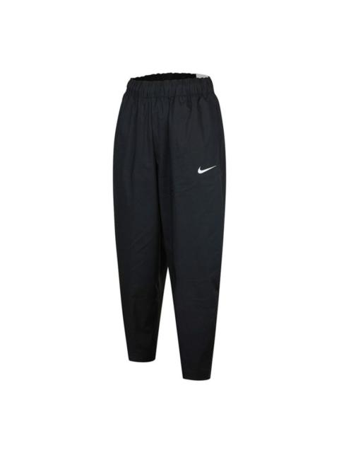 (WMNS) Nike Nsw Essntl Wvn Hr Pnt Crv Casual Sports Woven Breathable Long Pants/Trousers Autumn Blac