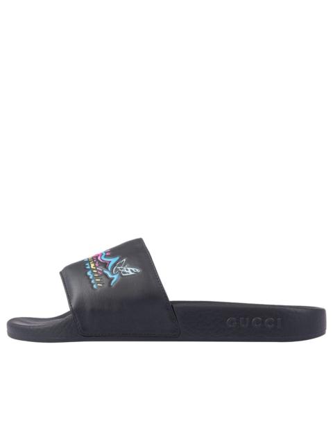 GUCCI Gucci Pursuit Slide 'Hawaii - Black' 630601-DIR00-1000