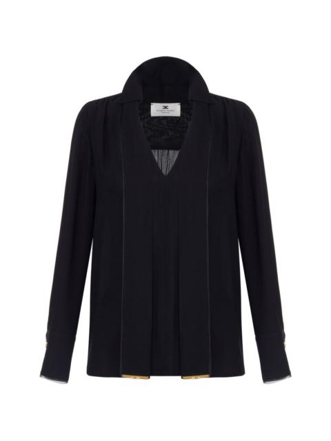 ELISABETTA FRANCHI tie-neck blouse