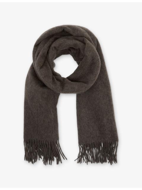 REISS Picton Wool And Cashmere Scarf
