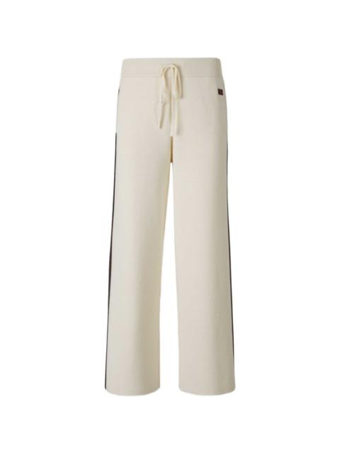 WALES BONNER Tide logo-embroidered side-stripe track pants