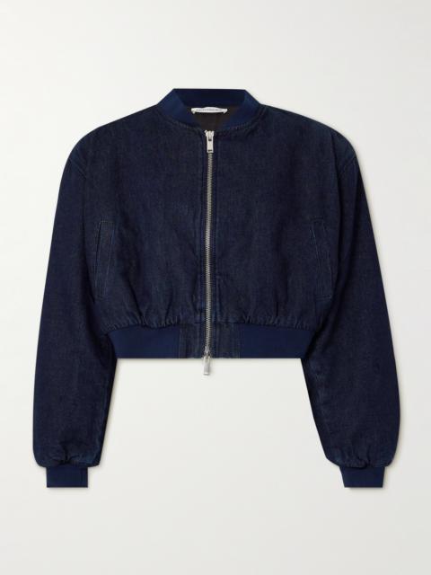 The Frankie Shop Micky Padded Denim Bomber