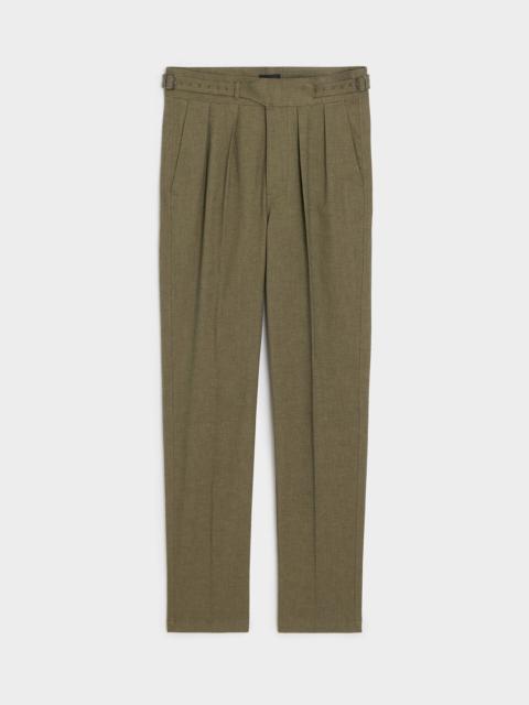 TODD SNYDER Italian Heathered Cotton Gurkha Trouser